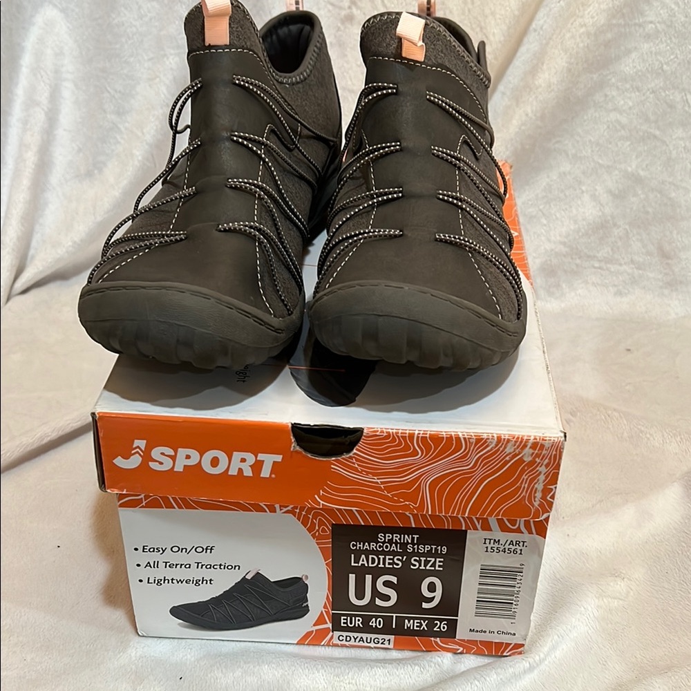 JSport by Jambu Charcoal Women's Shoes